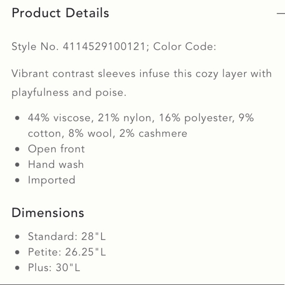 Anthropologie - Lola Cocoon Open Front Knit Cardigan - Picture 10 of 16